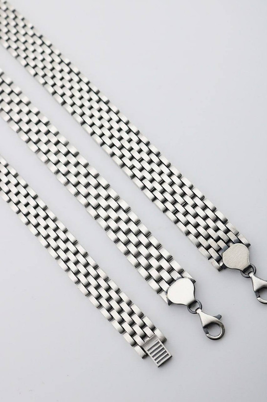 دستبند نقره رولکسی