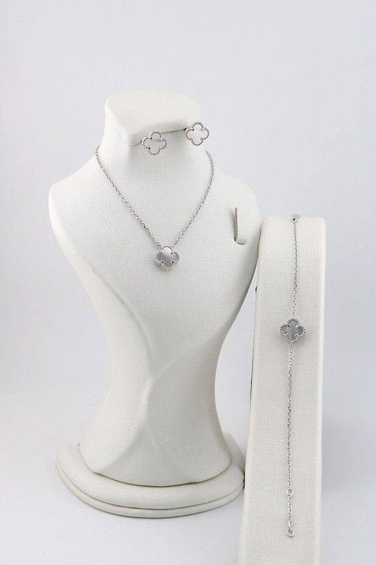 نیم ست ونکلیف نقره