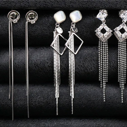 گوشواره نقره زنانه میخی