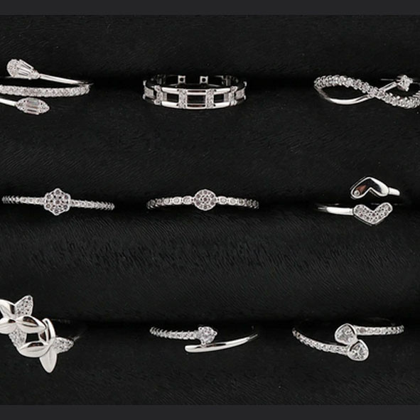 انگشتر نقره زنانه مینیمال