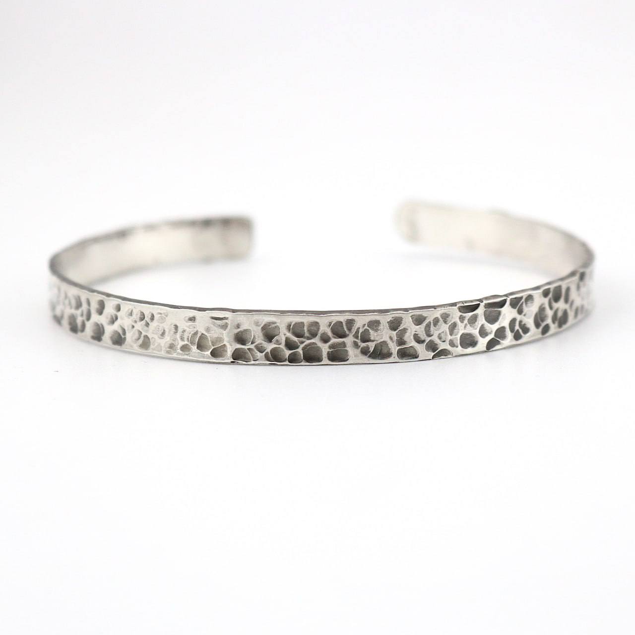 بنگل نقره اسپرت (فری سایز و قابل حکاکی)