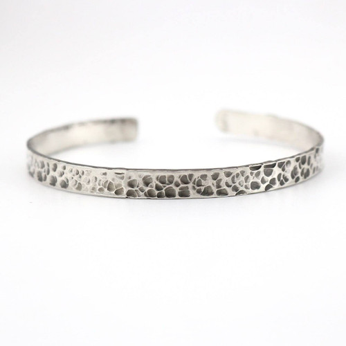 بنگل نقره اسپرت (فری سایز و قابل حکاکی)