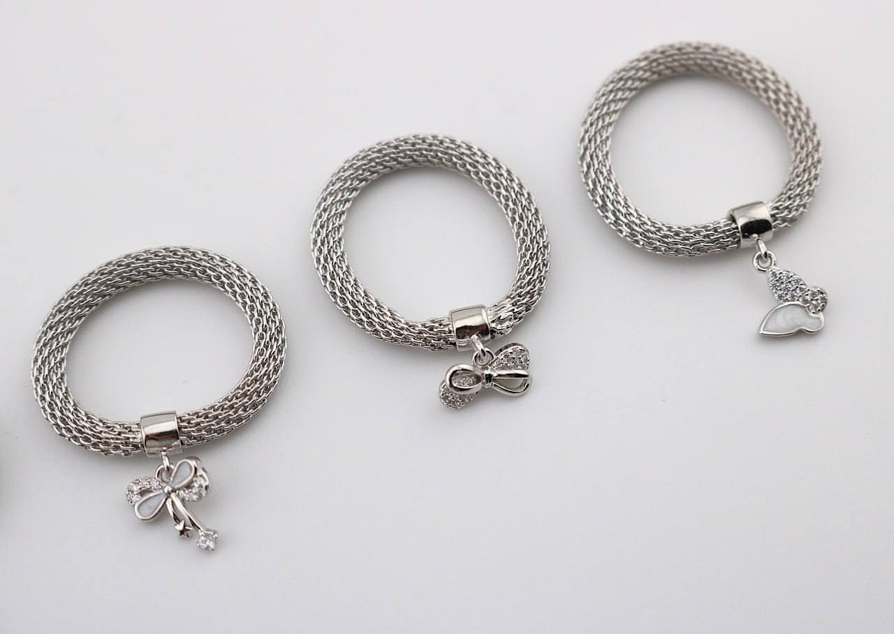 انگشتر نقره مینیمال زنانه