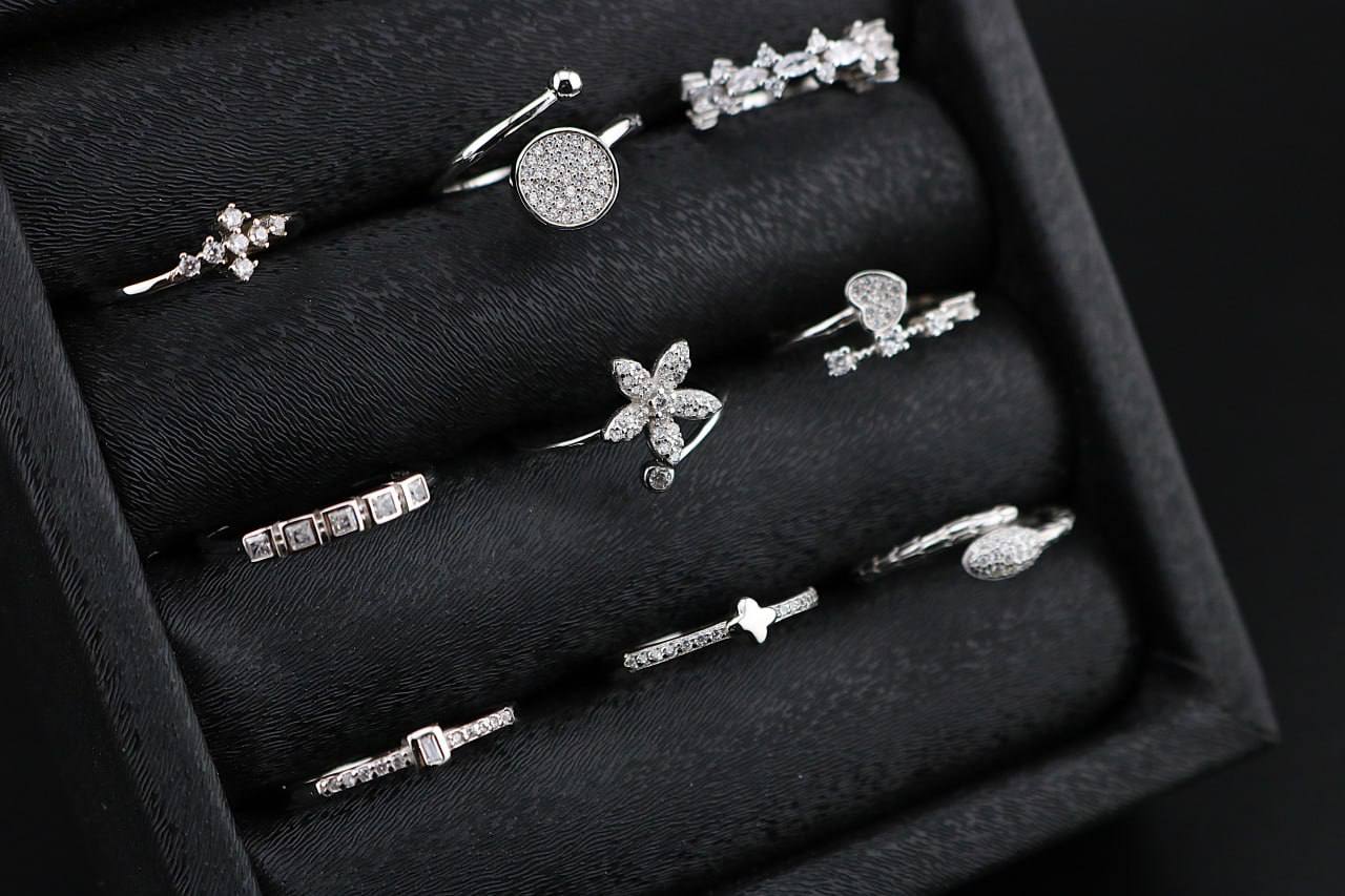 انگشتر نقره مینیمال زنانه